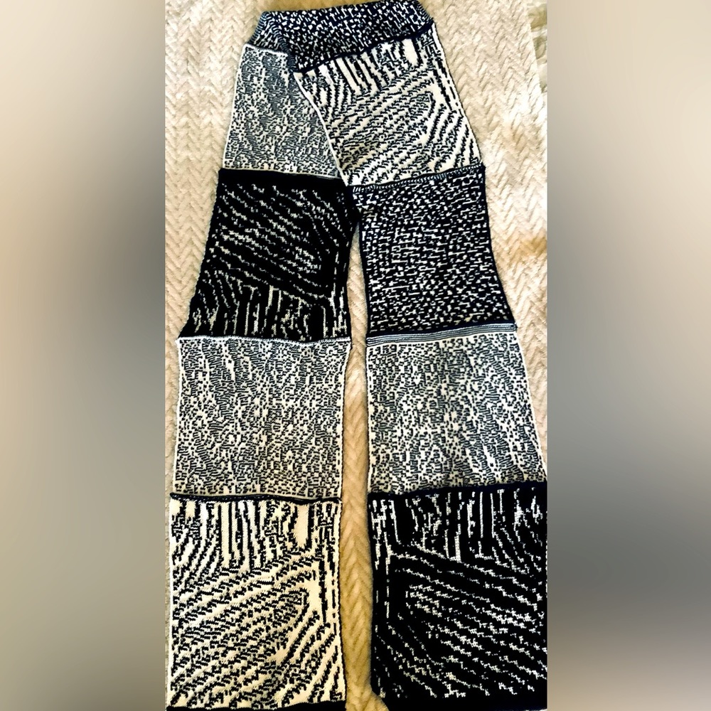 OOAK Up Cycled DesignerChris Triola Knit Scarf